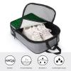 Travel Shoe Bag,Green Sequin Sparkle Print Shoe Pouch,outdoor Zippered Carrier Shoe Bags,mens Womens Shoe Tote Bag view 4