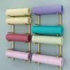 AMUFJJ Yoga Mat Holder Wall Mount, The Hanging Shelf Saving Your Floor Space with 4.72in Hooks Suitable for Gyms, Yoga Classes and Other Places, Easy Installation Fitness Mat Rack(Gold,155CM) view 3