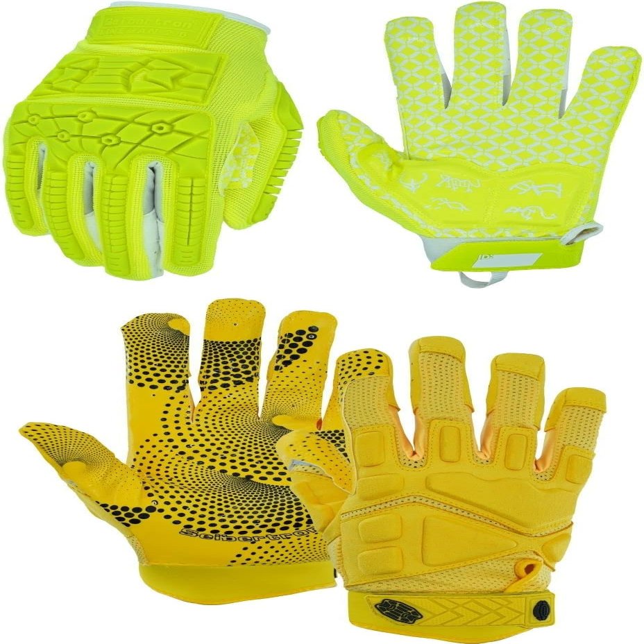 Seibertron Lineman 2.0 and G.A.R.G 2.0 Gloves Yellow Adult XXL