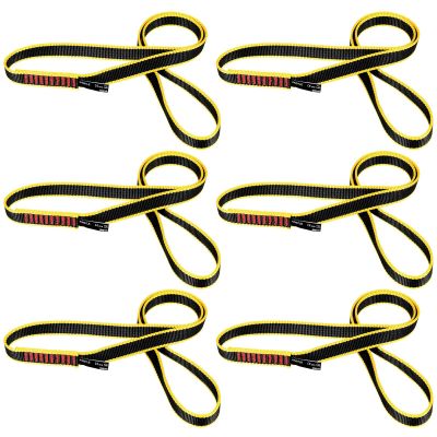 KINGTLE 20MM Nylon Climbing Sling Runner 22kN CE1019/EN566 UIAA Certified,Rock Climbing Webbing Straps for Rock Climbing,Mountaineering, Rappelling,2PCS