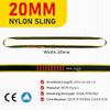 KINGTLE 20MM Nylon Climbing Sling Runner 22kN CE1019/EN566 UIAA Certified,Rock Climbing Webbing Straps for Rock Climbing,Mountaineering, Rappelling,2PCS view 2