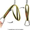 KINGTLE 20MM Nylon Climbing Sling Runner 22kN CE1019/EN566 UIAA Certified,Rock Climbing Webbing Straps for Rock Climbing,Mountaineering, Rappelling,2PCS view 4