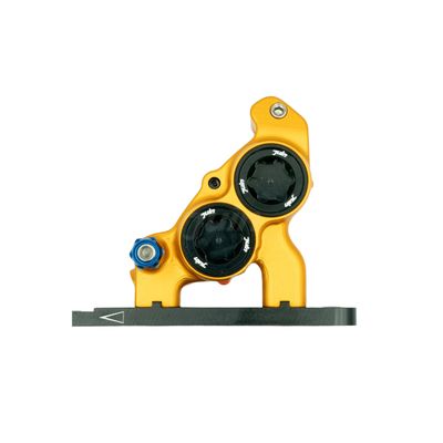 Juin ETF Road Bike Hydraulic Disc Brakes, 140mm, DOT, Gold