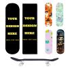 GUAIGUAITU Custom Skateboard Grip Tape,Personalized Longboard Scooter Stickers with Your Own Text Image Logo,Customized Skateboard Stickers Funny Gifts (Custom-Skateboard Sticker) view 1