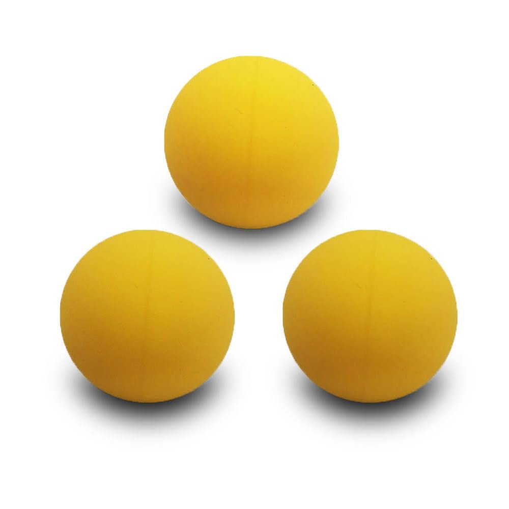 YAOSHER Squash Balls for Training Only-Tube of 3, Yellow, WZ2486
