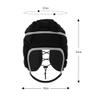 Padded Rugby Helmet Protective Soft Shell Flag Football Soccer Headgear Adjustable Protector Cap for Youth Kids view 2