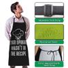 BBQ Aprons for Women Your Opinion Wasnt in the Recipe Funny Chef Apron for Men for Kitchen Cooking Restaurant Painting Crafting Gardening 27 (W) x 31 (H), Waterproof Apron view 4