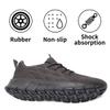 DLWKIPV Men's Running Shoes for Road & Gym  Lightweight Walking Sneakers with Breathable Mesh and All-Day Comfort Dark Gray US 6.5 view 4