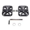 VGEBY Carbon Fiber Lightweight Cycling Pedals, Ergonomic Design Anti Slip Nails 3 Sealed Bearings Cycling Flat Pedal Riding Pedals for Mountain or Road Bike, #811, VGEBYkidm2g9xgf view 1