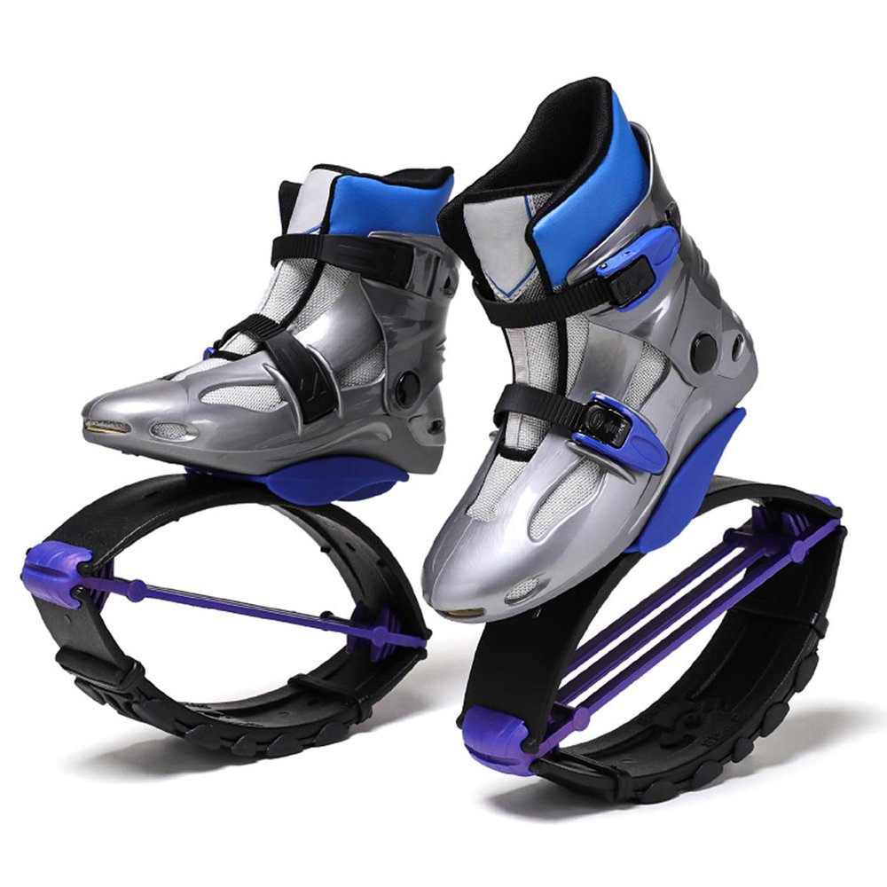CYHTYM Kangaroo Jump Shoes Bounce Shoes, Fitness TrainingMoon Boots, Adjustable Elasticity, Load Capacity 44-154lbs(Large)