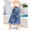 Abaadlw Maxi Skirts for Women with Pockets Long Midi Length Casual Skirt for Beach Party Holiday view 2