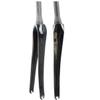 DHNCBGFZ Carbon Rigid Forks 700C Road Bike Rigid Fork 1-1/2" Tapered Tube QR 9 * 100mm C Brake Bike Fork 377g(Glossy Black) view 1