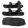 VGEBY Mini Ski Skates, Short Snow Skateboard Shoe Adjustable Straps ABS Nylon Aluminum Alloy Black One Size Fits All Snow Skateboard for Winter Outdoor Sports, VGEBYu8eocqsw27 view 1