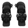 VGEBY Mini Ski Skates, Short Snow Skateboard Shoe Adjustable Straps ABS Nylon Aluminum Alloy Black One Size Fits All Snow Skateboard for Winter Outdoor Sports, VGEBYu8eocqsw27 view 2