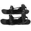 VGEBY Mini Ski Skates, Short Snow Skateboard Shoe Adjustable Straps ABS Nylon Aluminum Alloy Black One Size Fits All Snow Skateboard for Winter Outdoor Sports, VGEBYu8eocqsw27 view 3