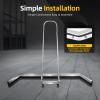 Stainless Steel Floor Squeegee Professional Sport Tennis Court Squeegee Commercial with Handle and 360 Wheels Professional Water Remover for Sport Courts, Garages, Flat Floor, Lightweight view 4