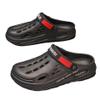 Comfortable Men's Slip-on Clogs with Soft Sole for Walking, Outdoor Activities, and Beach Sandals (8815 Black,10.5,11) view 1