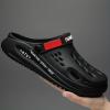 Comfortable Men's Slip-on Clogs with Soft Sole for Walking, Outdoor Activities, and Beach Sandals (8815 Black,10.5,11) view 2