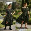 Scarlet Darkness Green Renaissance Dress Off The Shoulder Dresses for Women Pirate Costume Green XXL view 2