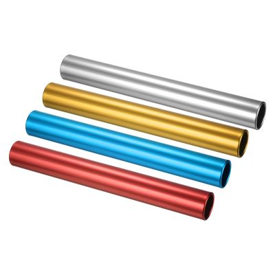 PATIKIL Aluminum Relay Batons, 1 Set Field Track Relay Events Baton for Race Gym Track and Field Equipment Class Games Outdoor Sports Running Practice, Multicolor