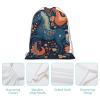 DJUETRUI Drawstring Bags Drawstring Backpack Playful Pony Sports Gym Bag for Women Men Sports Sackpack view 4