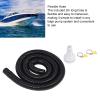 Bilge Pump Installation Kit Leak Proof Black, Easy Installation for Boats, Marine with 11/8in Outlet, Made of ABS,Rubber view 3