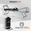 Hlixzoy Foldable Pilates Reformer, Yoga Studio Pilates Core Bed Gym Machine, Suitable for Home Use and Gym Exercise, Suitable for Beginners and Intermediate Users view 2