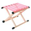 SUZEPER Folding Stool, Portable Camping Stool 15.7''/13.7'' Height Outdoor Portable Chair Foldable Lightweight Stool for Walking Hunting Hiking Fishing(10.6inx12.6inx10.2in, Pink) view 1