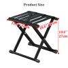 SUZEPER Folding Stool, Portable Camping Stool 15.7''/13.7'' Height Outdoor Portable Chair Foldable Lightweight Stool for Walking Hunting Hiking Fishing(10.6inx12.6inx10.2in, Pink) view 2