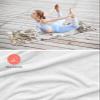 Yoga Mat Towel, Cute Owl on Tree Branches Non Slip Hot Yoga Mat Towels with Corner Pockets, Funny Animal Retro Postmark Soft Sweat Absorbent Yoga Blankets for Hot Yoga Pilates Workout,26"x74" view 4