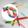 Montesy Rhythmic Gymnastic Dancing Training Ribbon Gymnastic Ribbon Ribbon Twirling Long Ribbon Streamers, 4 meters view 2