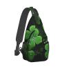 Sling Bag for Women Men Crossbody Bag St Patricks Day Leaves Chest Bag Hiking Daypack Fanny Pack Sling Backpack view 2