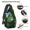 Sling Bag for Women Men Crossbody Bag St Patricks Day Leaves Chest Bag Hiking Daypack Fanny Pack Sling Backpack view 4