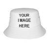 Custom Bucket Hats for Men Women Bulk Personalized Bucket Hat Add Your Own Design Here Casual Custom Hats Customized Gifts Custom Bucket Hat for Garden White view 1