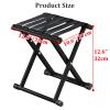 SUZEPER Folding Stool, Portable Camping Stool 15.7''/13.7'' Height Outdoor Portable Chair Foldable Lightweight Stool for Walking Hunting Hiking Fishing(10.6inx12.6inx12.6in, Blue) view 2