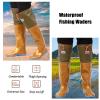 JCWGLY Waterproof Fly Fishing Waders for Men and Women, 60cm High Knee Wading Boots Lightweight and Comfortable(7) view 2