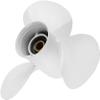 Qiclear OEM Upgrade Aluminum Outboard Moto Boat Propeller fit Yamaha Engines 60-115 HP, 15 Spline Tooth (13x19) view 2