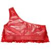 Sinleey Kids Girls Sparkly Sequins Metallic Crop Tops for Jazz Hip Hop Disco Party Performance Fancy Dress Up Red 4 Years view 4