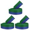 PATIKIL Taekwondo Colored Ranking Belt, 3 Pack 1.6" x6Ft 2M Polyester Martial Arts Judo Karate Belts for Coach Teaching Practice, Green and Blue view 1