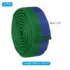 PATIKIL Taekwondo Colored Ranking Belt, 3 Pack 1.6" x6Ft 2M Polyester Martial Arts Judo Karate Belts for Coach Teaching Practice, Green and Blue view 2
