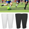 Dasdffvf Shin Guard Sleeves for Kid Adult Football Games Shin Guard Sleeves Shin Guard Sock Shin Guard Sleeves for Women Man, Black M view 2