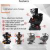 Baseball Batting Practice Machine, Adjustable Angles Electronic Baseball Pitching Machine with Stable Base, Closer to Actual Fighting Feeling, for Fielding Practice of Low Level view 2