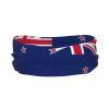 YQxwJL New Zealand Flag Print Headband for Men and Women - Stylish Unisex Sweatband - for Tennis Working Out Sports, Black view 3