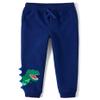 Gymboree,and Toddler Fleece Jogger Sweatpants,Blue Dino,8 view 1