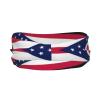Ohio State Flag Print Headband for Men and Women - Stylish Unisex Sweatband - for Tennis Working Out Sports view 3