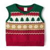 Gymboree,and Toddler Sweater Vest,Christmas Tree Fairisle,2T view 1