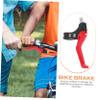OUNONA 5pairs Plastic Brake Levers for Boy Girl s Bikes Lightweight and Easy Operate Brake Handle Fittings for Safe Cycling Black Red view 4