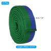PATIKIL Taekwondo Colored Ranking Belt, 3 Pack 1.6" x8Ft 2.6M Polyester Martial Arts Judo Karate Belts for Coach Teaching Practice, Green and Blue view 2