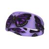 Dreamlike Purple Butterfly Print Headband for Men and Women - Stylish Unisex Sweatband - for Tennis Working Out Sports view 1