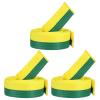 PATIKIL Taekwondo Colored Ranking Belt, 3 Pack 1.6" x5Ft 1.6M Polyester Martial Arts Judo Karate Belts for Coach Teaching Practice, Yellow and Green view 1